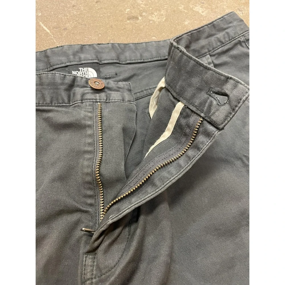 The North Face Pants Mens 36 Black Stretch Chino Casual‎ Outdoor Zip Fly TNF